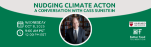 Cass Sunstein Webinar