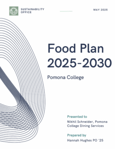 Pomona College Food Plan by Hannah Hughes